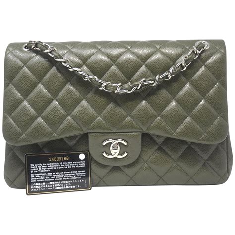 chanel green bags|olive green chanel bag.